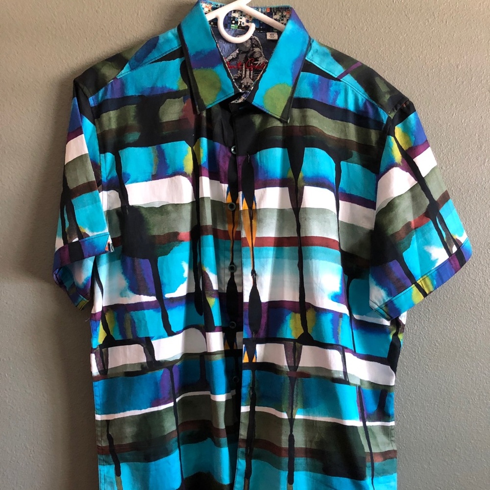 Robert Graham Short Sleeve Dress Shirt